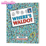 Milu Where S Waldo รุ่นดีลักซ์หนังสือภาษาอังกฤษดั้งเดิม