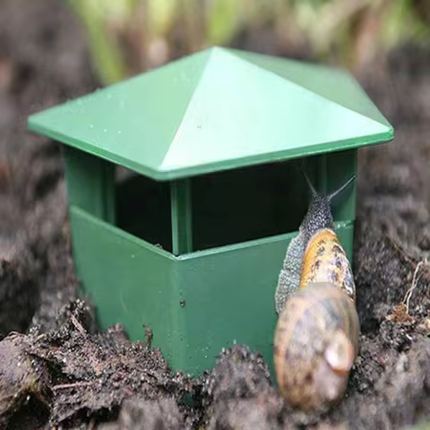 Plastic Cage Snail Trap Catcher Garden Slug Cage Reusable Pests Bait Station Tools Garden Farm Prote