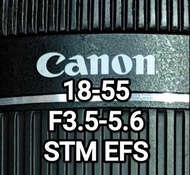 Canon 18-55 佳能  18mm 55mm f/3.5-5.6 STM EFS 18 55