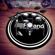 Music Instrument Noise Reduction Floor Mat Roland Roland Electric Drum Carpet Jazz Drum Recording Studio Rock Sound Insulation Noise Reduction Drum Mat Rack Drum Anti @-