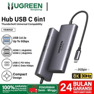 UGREEN 6-IN-1 7-In-1/ 5-IN-1/ 10-IN-1 Usb-C Hub Multifunction Adapter HDMI VGA LAN ETHERNET ADAPTER 