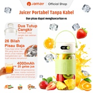 Jamay JC11 portable juice blender Wireless fruit blender 26 blades capacity 700 ml.fruit blender gla
