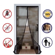 Door Curtain Mosquito Window Curtains Magnetic 90x210cm