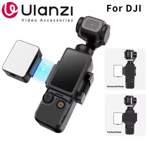 Ulanzi LM001 for DJI Osmo Pocket 3 4 Video Light Magnetic Mini Led Light Waterproof Vlogging Tiktok 