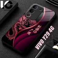 Casing hp VIVO Y29 4G Softcase VIVO Y29 4G Case Glossy Casing Shiny Glass Protector hp Phone Accesso