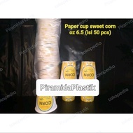 Paper cup 6.5 oz (ISI 50 PCS) / Gelas kertas jasuke mini