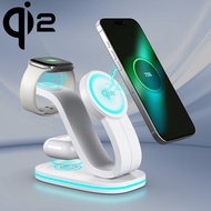 QI2Suitable for Apple Phone Stand Earphone 3-in-1 Magnetic qi2The charger is really good15W Wireless