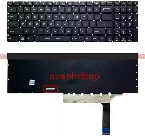 New Laptop US Keyboard For MSI GE76 Raider 10UG 10UH 11UG 11UH 11UE MS-17K3 GP76 No-Backlit