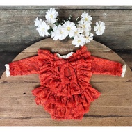 Newborn pumpkin dress, newborn romper, newborn photography, newborn props, newborn Girl, baby dress,
