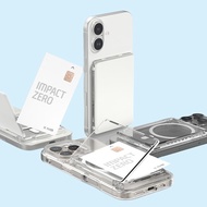 magsafe card wallet magsafe Magsafe Transparent Magnetic Card Holder Suitable for Samsung S25ULTRA P