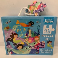 Junior Mermaid Jig Saw Puzzle Blue