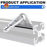 [hzsdakjjh.] Extrusion Hardware 2020 Extrusion Sliding Hook V-Slot Aluminum Sliding Hook Sliding Hoo