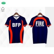 XINXIN BFP UNIFORM SPORT BOTAK| BFP OFFICIAL ACTIVITY SHIRT for MEN and WOMEN (FULL SUBLIMATION) XS-