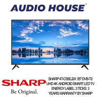 [BULKY] SHARP 4T-C55EJ2X 55" DVB-T2 UHD 4K ANDROID SMART LED TV ENERGY LABEL: 3 TICKS 3 YEARS WARRANTY BY SHARP