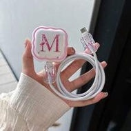 3pcs Set Charging Cable Protector Case, 26 Alphabet Letter Pattern A/B/C/D/E/F/G/H/Y/J/K/L/M/N/O/P/Q