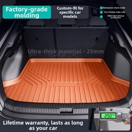 Co | Orange TPE Trunk Mat for Li Auto Models L8 L7 L6 L9 i8 i6 One