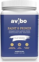 Interior Paint and Primer | Non-toxic Water-based Acrylic Latex (Low to No Odor) | Touch-ups | Durab