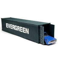 Shipping container 40 feet 40ft container 1 scale Evergreen miniature diecast64