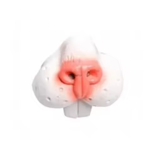 Ecoparty 2022 Enamel Rabbit Nose Mr. Rabbit Nose Cosplay Props Role-playing Accessories