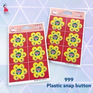 [ Jahit ] 999 transparent snap button/ butang ketip plastik/ butang katup plastik/ butang ketip jern