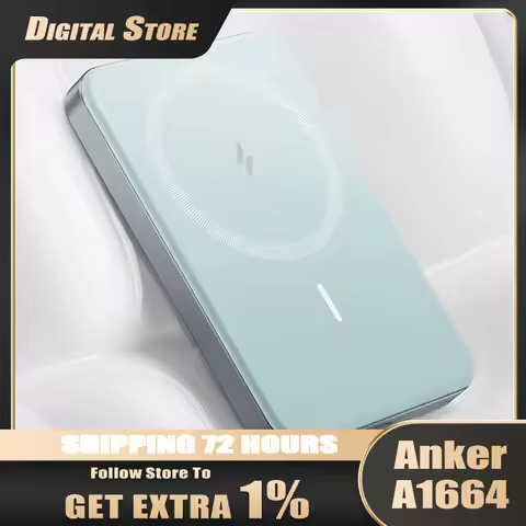 Anker MagGo Magnetic Power Bank,10000mAh 30W Fast Charging,MagSafe Portable Charger,3C Certified for