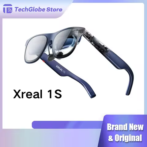 XREAL 1S AR Glasses 2D to 3D Smart Glasses 1200P Sony Micro OLED 500" Giant Screen Portable Cinema F