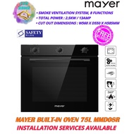 Mayer Built-In Enamel Oven 75L MMD08R