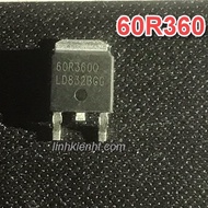 N-channel mosfet components 60R360P IPD60R360Q 60R360 11A 650V Paste