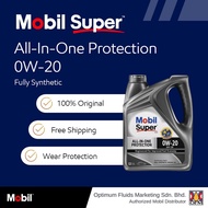 [ONLY SHIP Penang, Perak, Perlis &amp; Kedah] MOBIL SUPER ALL-IN-ONE PROTECTION 0W-20 Full Synthetic Engine Oil