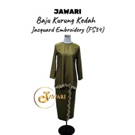 [JAWARI] Baju Kurung Kedah Jacquard Embroidery Wanita FS34