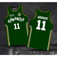PBA RETRO JERSEY | Crispa Redmanizers Green Bogs Adornado | Customize Full Sublimation Jersey