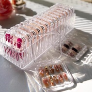 [FAFAFA] FAKE NAIL BOX ACRYLIC NAIL ART/ BOX FAKE NAIL DISPLAY BOX