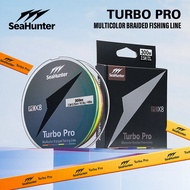SeaHunter Turbo Pro PE Line X8 300M Colorful Braided Fishing Line, Pull Strength 7.8kg–41.8kg,17lb–9
