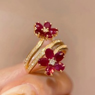 Cincin Anti Karat Permata Adjustable COP 916 Emas Original Bangkok/ dubai/Korea Adira Viral Belah Ro