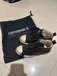 Converse X John Varvatos仿舊皮革布鞋