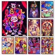 Popular Anime The A-Amazing Digital Circus Poster High Quality Dorm Living Room Aesthetic Wall Decor