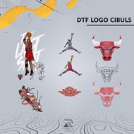 Chicago Bulls Logo DTF Screen Printing Sticker