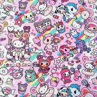 Tokidoki hellokitty handmade bag cloth diy home textile fabric cloth pillow fabric full polyester ·