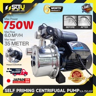 1HP / 750W Sentrifugal Pam / Stainless Steel Self Priming Centrifugal Pump 750W KAMU KA-750JSP / KA7