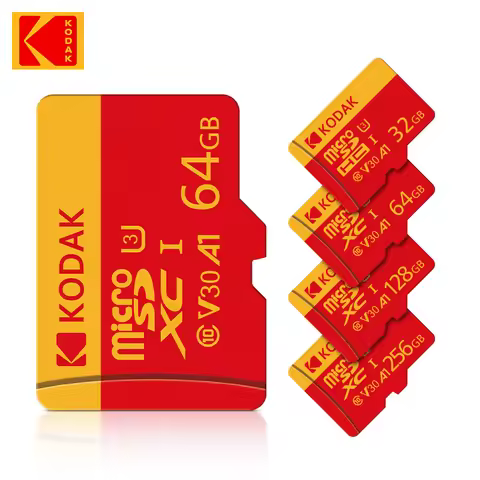 Original KODAK C10 Microsd 32GB 64GB 128GB 256GB 512GB Memory Card TF Flash Card SDXC U3 Micro Sd Ca