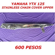 ✺Automobile External Accessories ?Yamaha Ytx 125 Chain Cover Upper Stainless♂