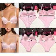 La Senza Original Bra Set Strapless Push Up Level 2 & No Push Up ( DetachableTALI) Size 32A/S 32B/S 