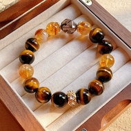 【招财招好运】《蜂蜜奶盖手链》[Lucky Fortune Lucky Fortune] < Honey Milk Cover Bracelet > Natural Crystal Bracelet 
