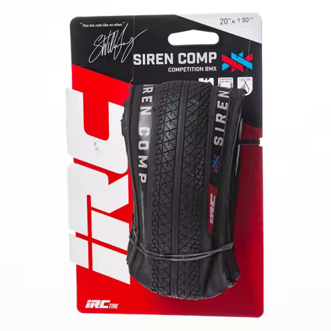 IRC Siren Comp Pneu 20x1.50/1.75inch Folding Bicycle Tire 20x1 1/8 28-451 Black/Brown 120Tpi Foldabl