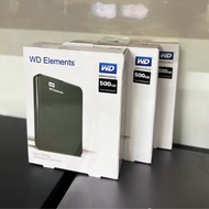 WD Elements USB 3.0 500GB External Hard Drive