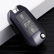 Peugeot 208 308 508 2008 3008 Car Key Remote Flip Key TPU Protection Key Cover Casing