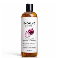 EXCALVO Onion Shampoo 200ml, Rosemary & Cinnamon Anti-Hair Loss Shampoo