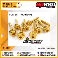 Bolt M 8 x 60 Thread 12 x 60 Vortex Elite 2 Bolt Keys Probolt Thailand Stainless King Nut