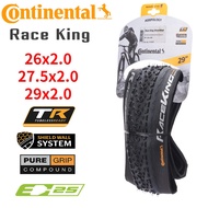 Continental Race King bicycle tire 26x2.0 27.5x2.0 29x2.0 29er of mountain bike tubeless MTB folding