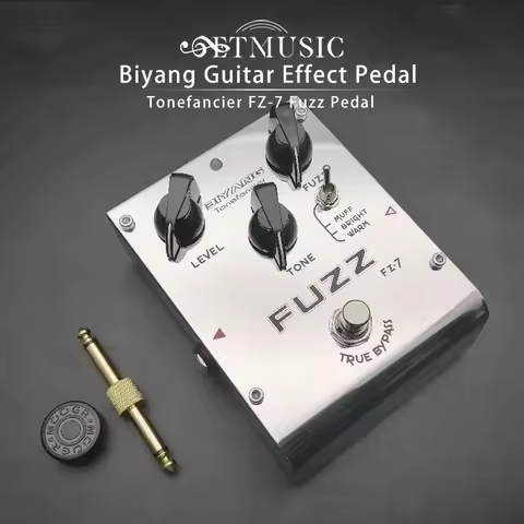 Biyang Tonefancier FZ-7 Vintage and Modern Fuzz Guitar Effect Pedal Pedal 3 mode